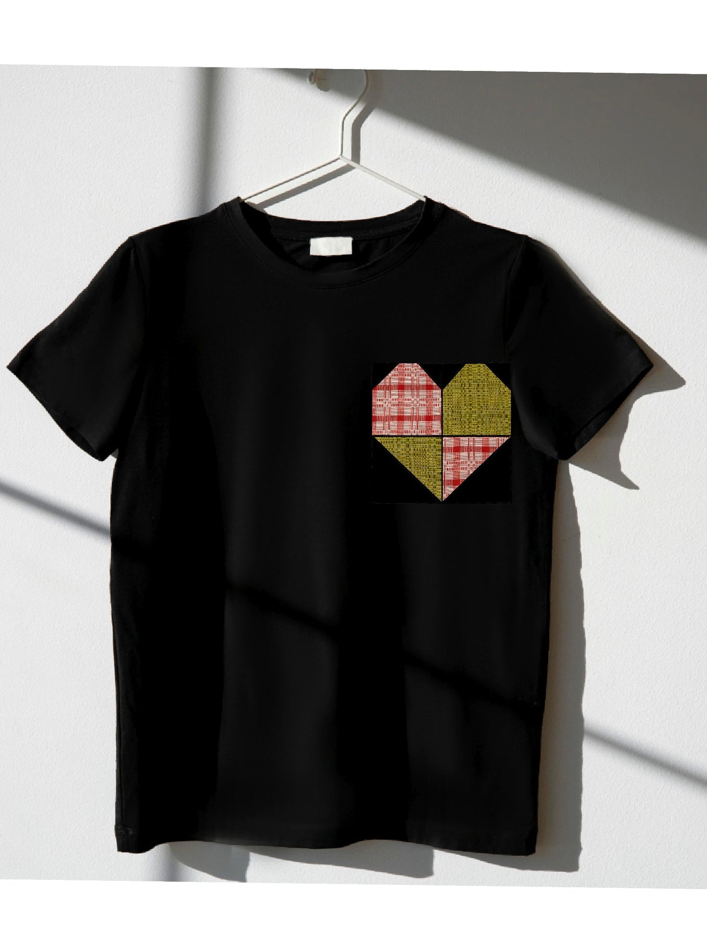 Kandama | Heart Patchwork Pocket on Shirt - Create your own!